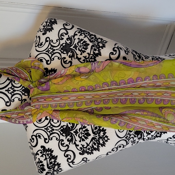 Burmel scarf silk blend vintage hand rolled - Picture 5 of 11